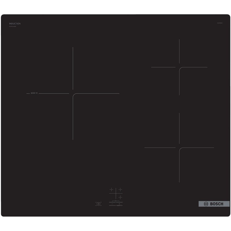 Bếp từ 3 Vùng nấu Bosch PUC61KAA5E - Seri 2 - 60cm Màu đen