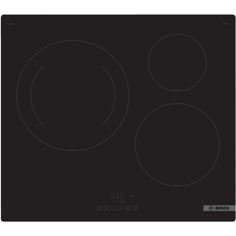 Bếp từ 3 Vùng nấu Bosch PUJ61RBB5E - Seri 4 - 60cm Màu đen