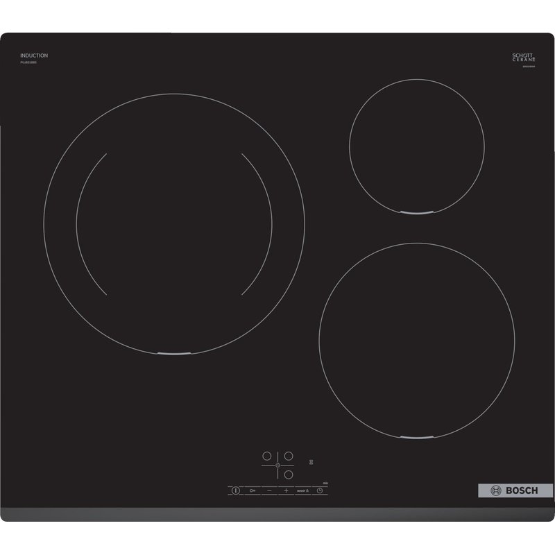 Bếp từ 3 Vùng nấu Bosch PUJ631BB5E - Seri 4 - 60cm Màu đen
