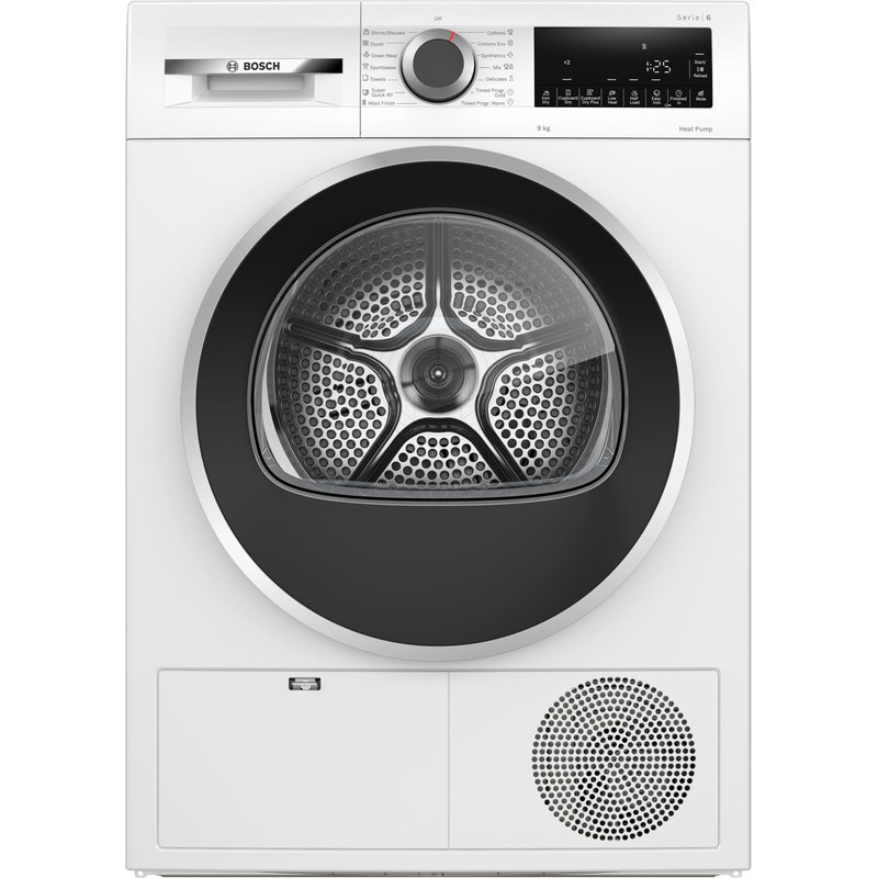Máy sấy bơm nhiệt Bosch 9 kg WQG24200SG - Seri 6