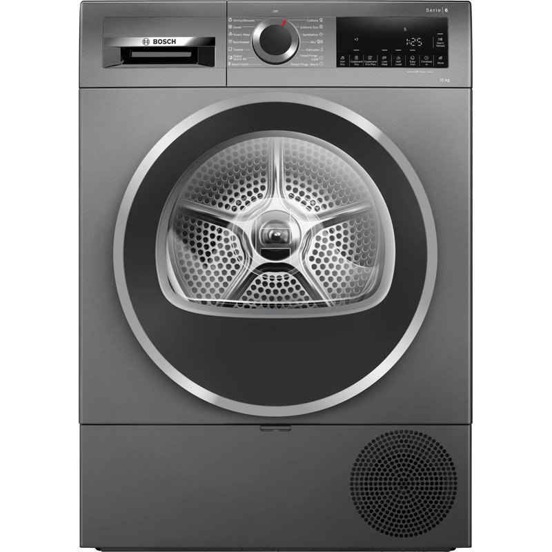 Máy sấy bơm nhiệt Bosch 10 kg WQG25303SG - Seri 6